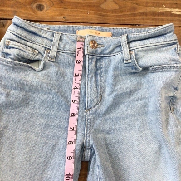 JOES jeans denim The mid rise skinny ankle ripped distressed size 25 faded blue - Picture 11 of 14